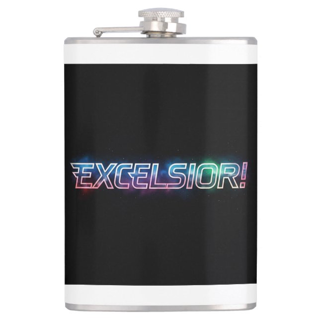 Excelsior  hip flask (Front)