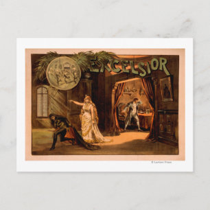Excelsior Theatrical Play Poster #1 Postcard