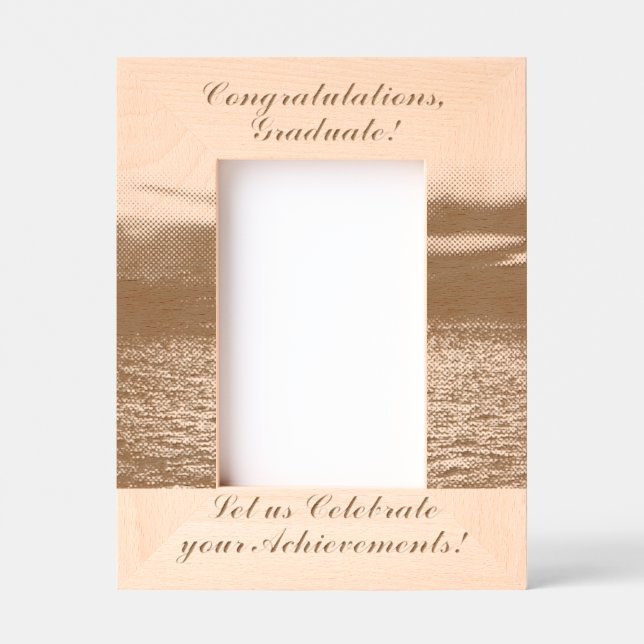 Exceptional Congratulations Graduate wood frame   (Front)