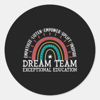 Exceptional Education Special Education Sped Teach Classic Round Sticker