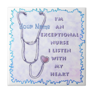 Exceptional Heart Nurse Ceramic Tile