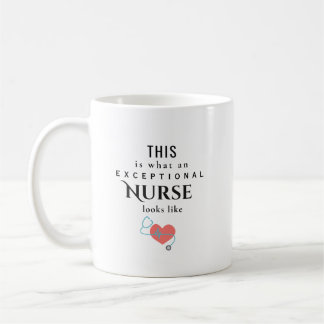 Exceptional Nurse Personalised Name Appreciation Coffee Mug