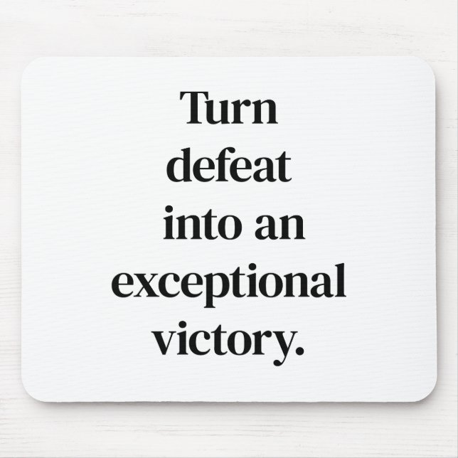 Exceptional Victory Mouse Pad (Front)