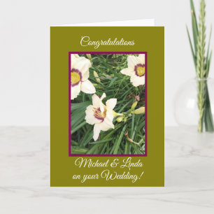 Exceptional Wedding Folded Greeting Card