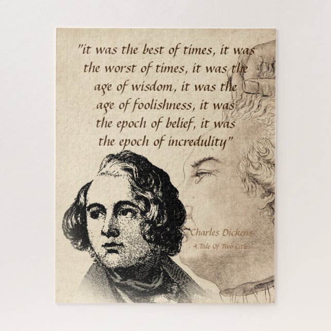 Excerpt From A Tale Of Two Cities Jigsaw Puzzle (Vertical)