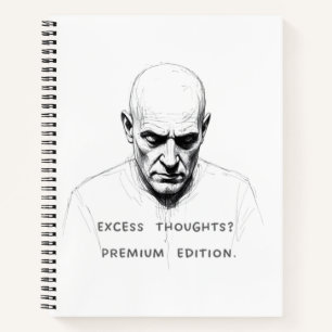 Excess Thoughts? Premium Edition Notebook