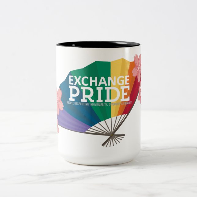 Exchange Pride Mug with Sakura Flowers (Center)