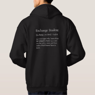 Exchange Student Definition T-shirt Hoodie