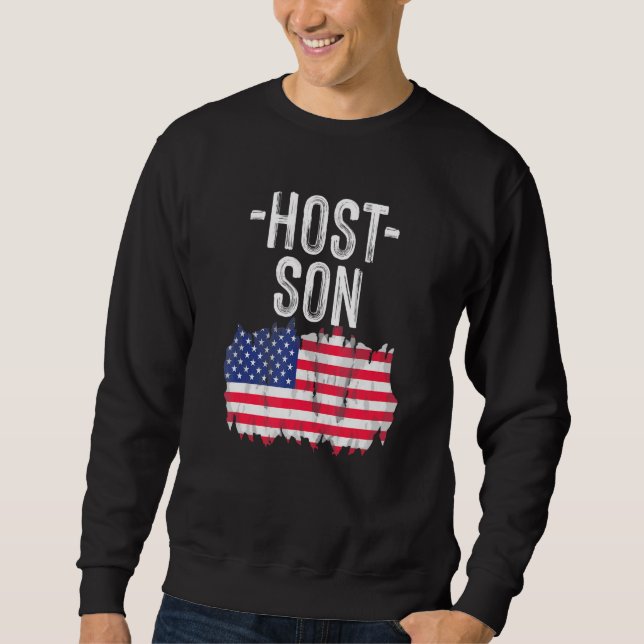 Exchange Student Foreign Host Family 11 Sweatshirt (Front)