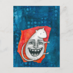 Excitable Mouse Postcard