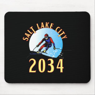 Excited for 2034 for salt lake city utah mouse pad
