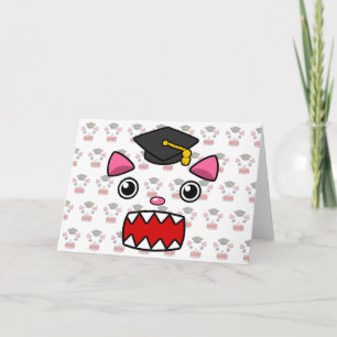 Excited Graduation Cat Card