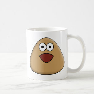 Excited Pou Coffee Mug