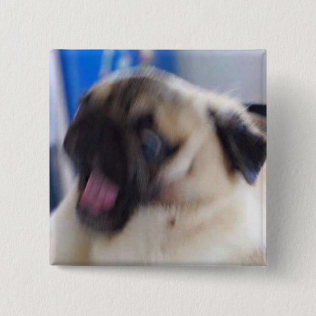 excited puggo pin (Front)