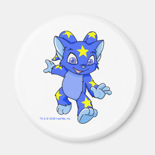 Excited Starry Acara Magnet