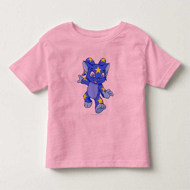 Excited Starry Acara Toddler T-Shirt (Front)
