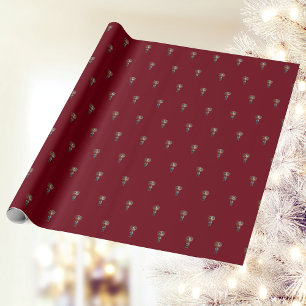 Excited Teen Christmas Elf Women's Tee Wrapping Paper