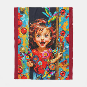 Excited To Greet A New Day For New Wonders That Fleece Blanket