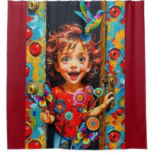 Excited To Greet A New Day Shower Curtain