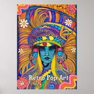 Exciting 60's Era Pop Art Design Poster