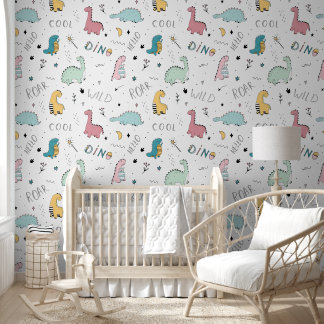 Exciting and Cheerful Dinosaur World Wallpaper