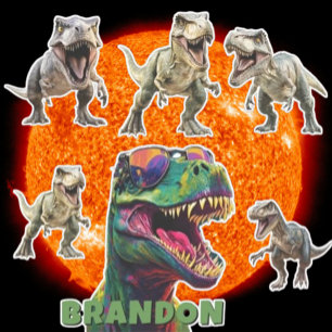 Exciting Dinosaur Personalized Name
