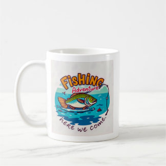 Exciting Fishing Adventure Awaits Coffee Mug