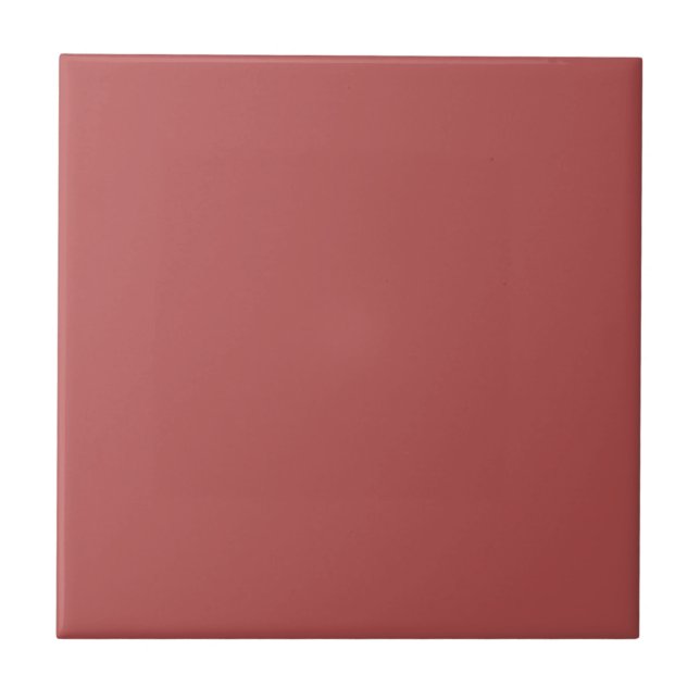Excitingly Red Square Kitchen and Bathroom Ceramic Tile (Front)
