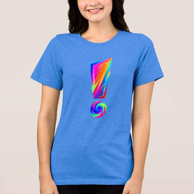 Exclamation Front Question Back Graphic Tee (Front)