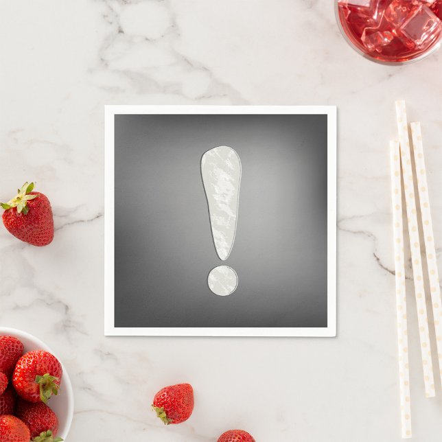 Exclamation Mark Paper Napkins (Creator Uploaded)