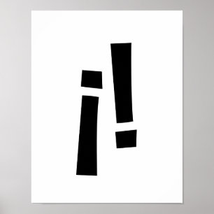 Exclamation Marks Poster