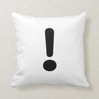 Exclamation Point Cushion