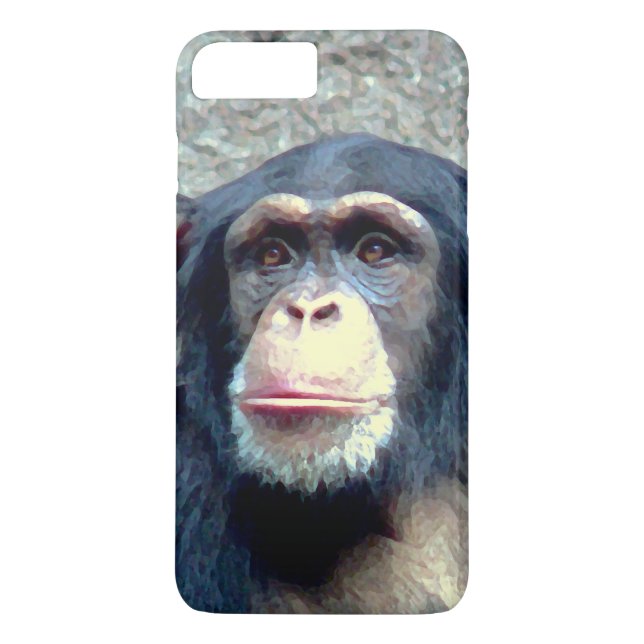 Exclusive Chimpanzee Artwork Case-Mate iPhone Case (Back)