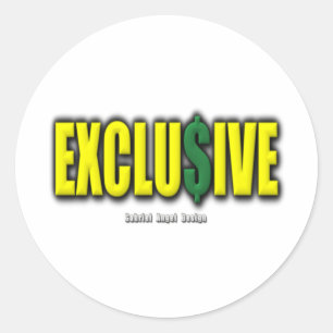 Exclusive Classic Round Sticker