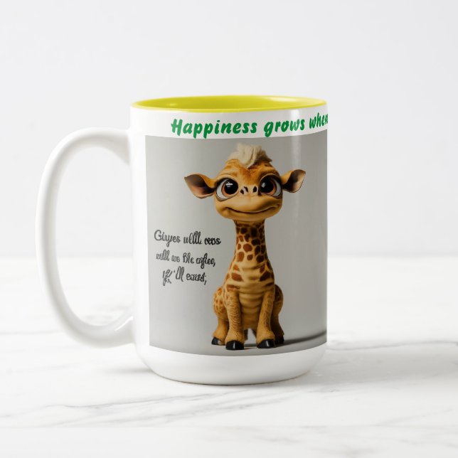 Exclusive Coffee Mug for love and happiness (Left)