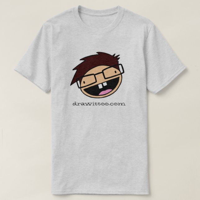 Exclusive DRAW IT, TOO! Face Logo T-Shirt (Design Front)