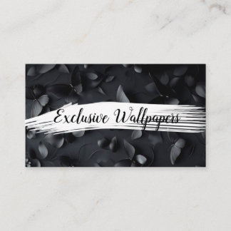 Exclusive Handmade Luxury Wallpapers Business Card