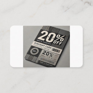 Exclusive Men's Fashion Store Discount Card – Save