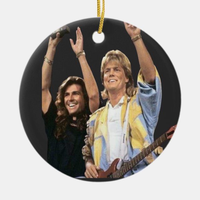 Exclusive "Modern Talking" Lover Ornaments!  Ceramic Ornament (Front)