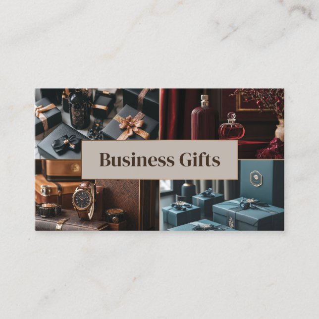 Exclusive Personalised Gifts For Business Partners Card (Front)