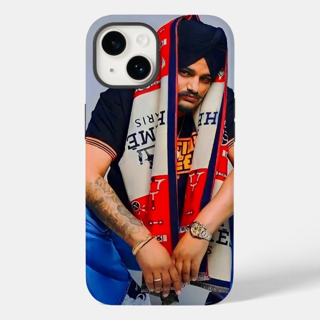 Exclusive Sidhu Moosewala - Stylish iPhone 14 Case (Back)