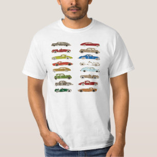 Exclusive Vintage Antique Car Collection T-shirts