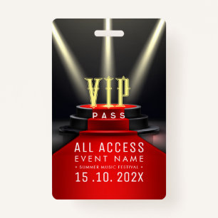 Exclusive VIP Access Event ID Badge