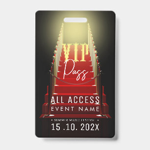 Exclusive VIP Access Event ID Badge