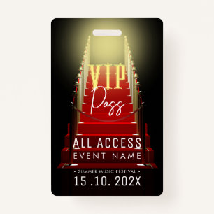 Exclusive VIP Access Event ID Badge