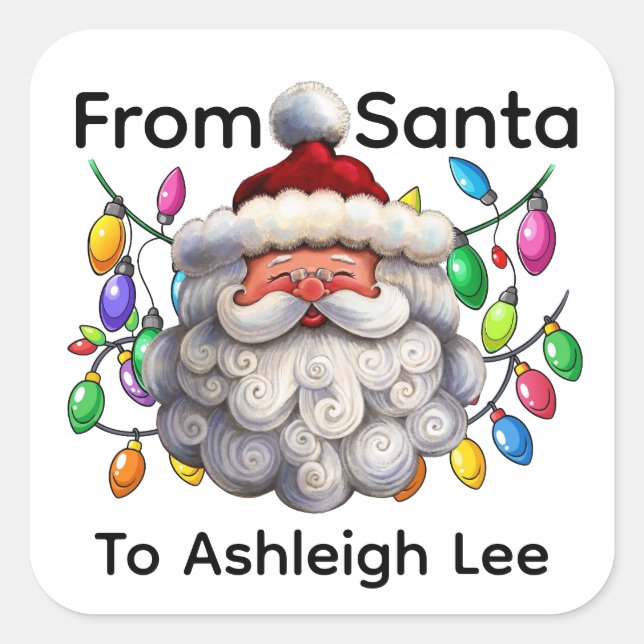 Exclusively From Santa Sticker (Front)
