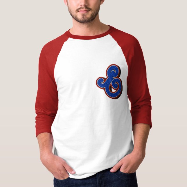 excrement_baseball 3/4tee T-Shirt (Front)