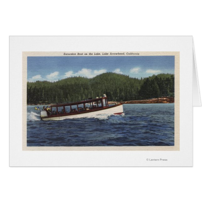 Excursion Boat on the Lake (Front Horizontal)