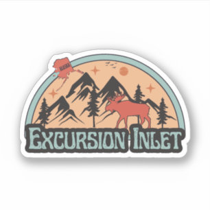 Excursion Inlet, Alaska Sticker