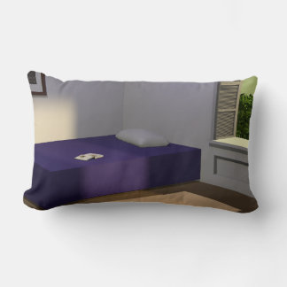 Excursion into philosophy. Edward Hopper. Lumbar Cushion